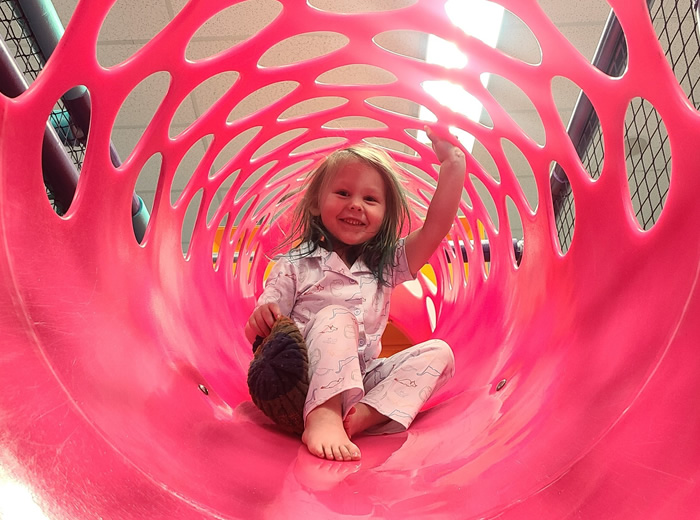 Child sitting together in preschool
